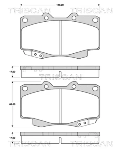 JUEGO DE PASTILLAS DE FRENO