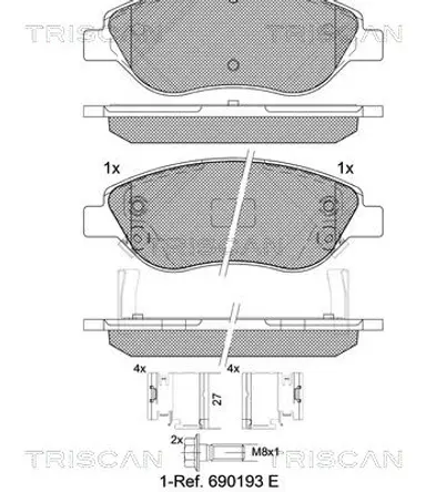 JUEGO DE PASTILLAS DE FRENO