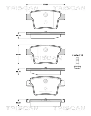 JUEGO DE PASTILLAS DE FRENO
