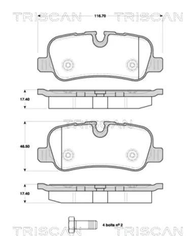 JUEGO DE PASTILLAS DE FRENO