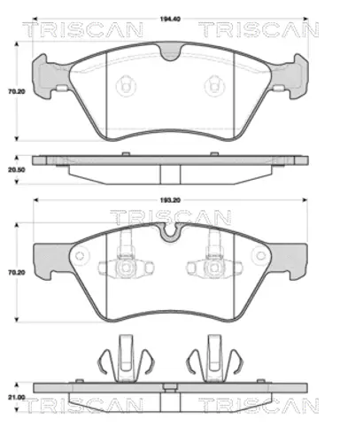 JUEGO DE PASTILLAS DE FRENO