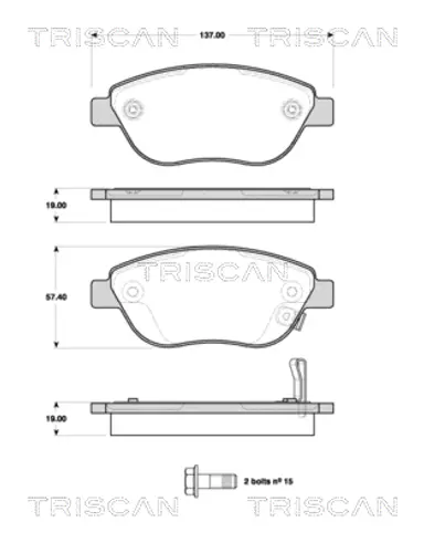 JUEGO DE PASTILLAS DE FRENO