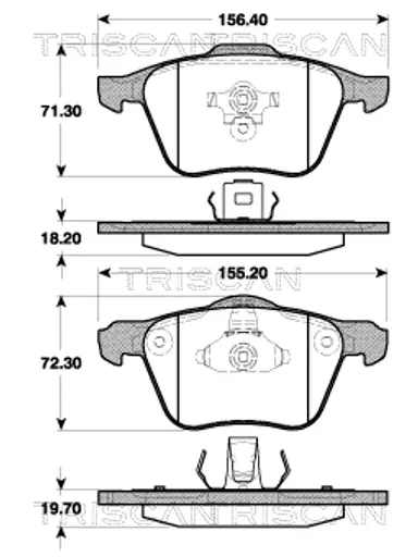 JUEGO DE PASTILLAS DE FRENO