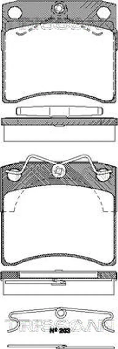 JUEGO DE PASTILLAS DE FRENO