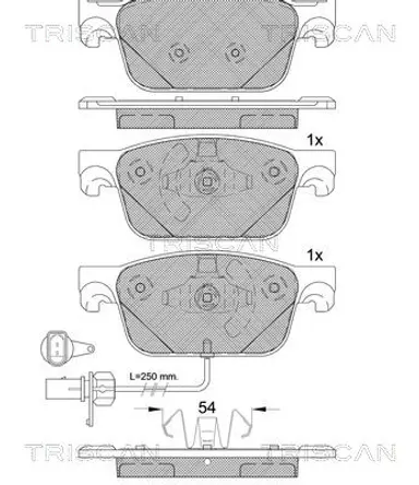 JUEGO DE PASTILLAS DE FRENO