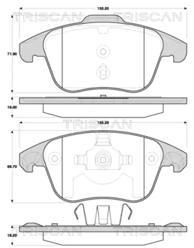 JUEGO DE PASTILLAS DE FRENO