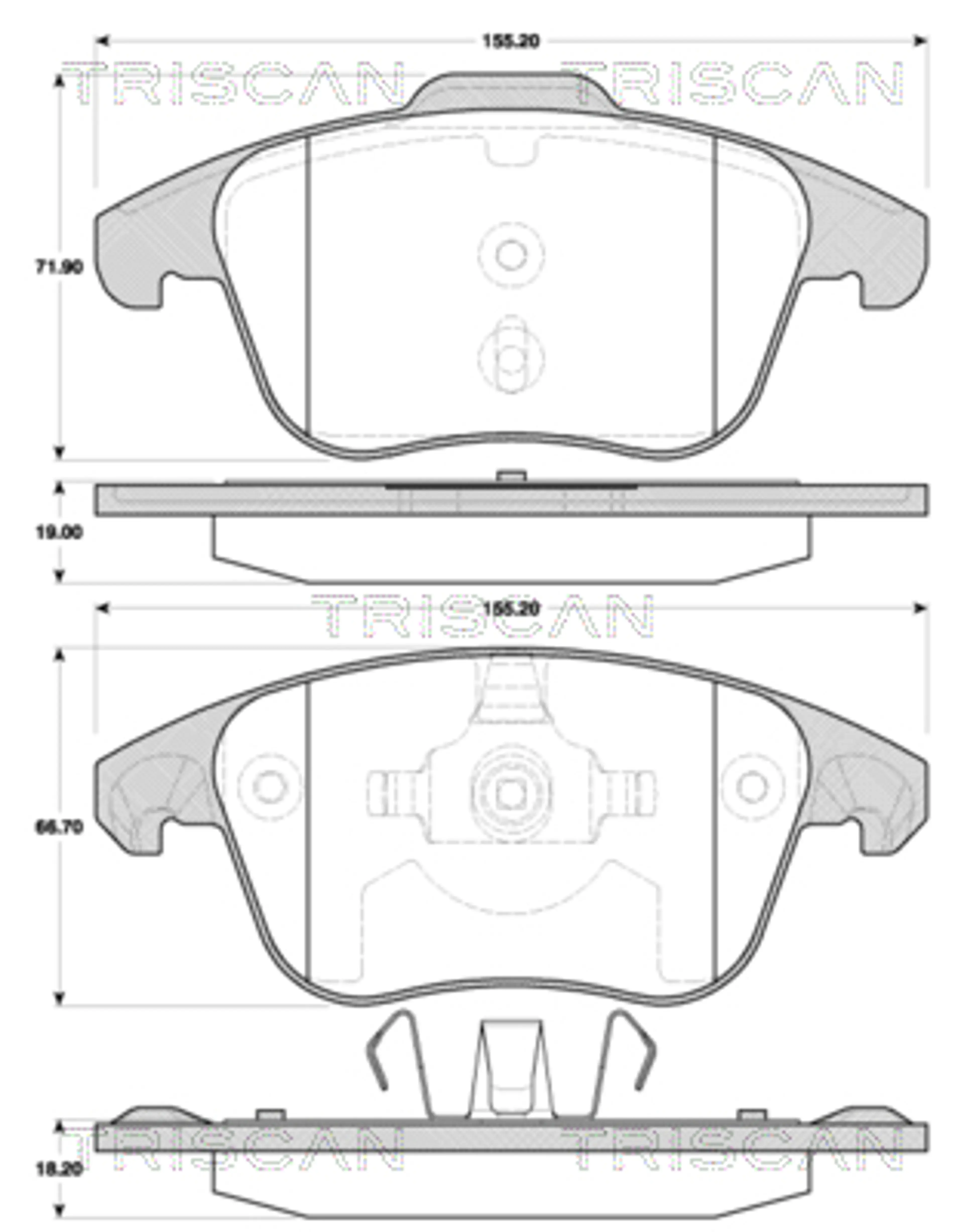 JUEGO DE PASTILLAS DE FRENO