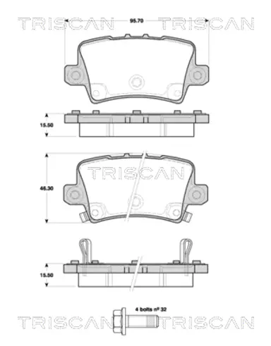 JUEGO DE PASTILLAS DE FRENO