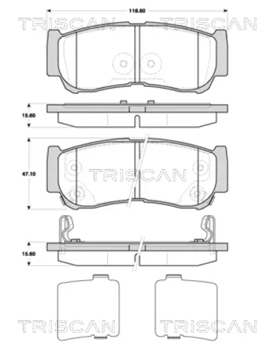 JUEGO DE PASTILLAS DE FRENO