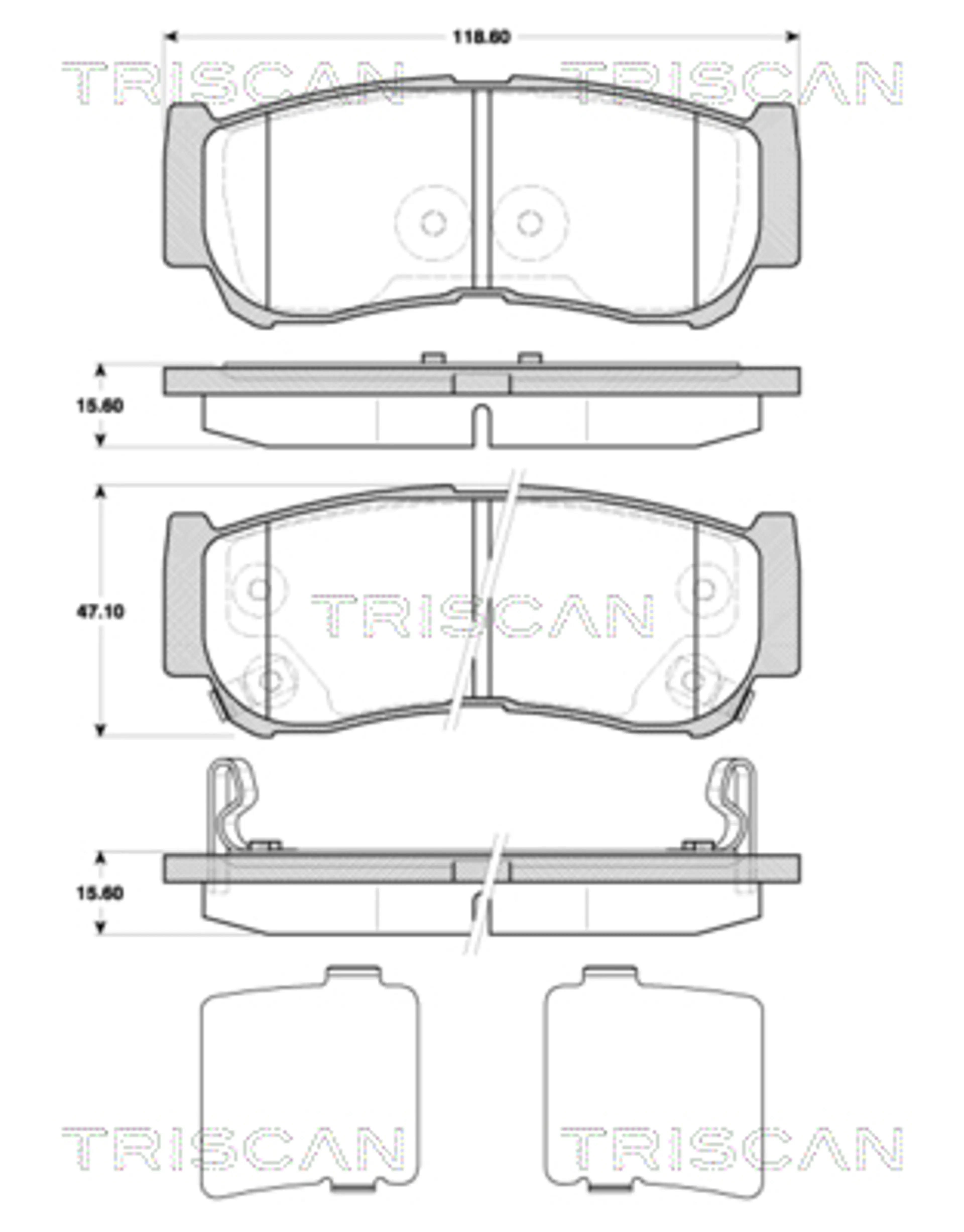 JUEGO DE PASTILLAS DE FRENO