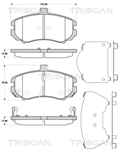 JUEGO DE PASTILLAS DE FRENO