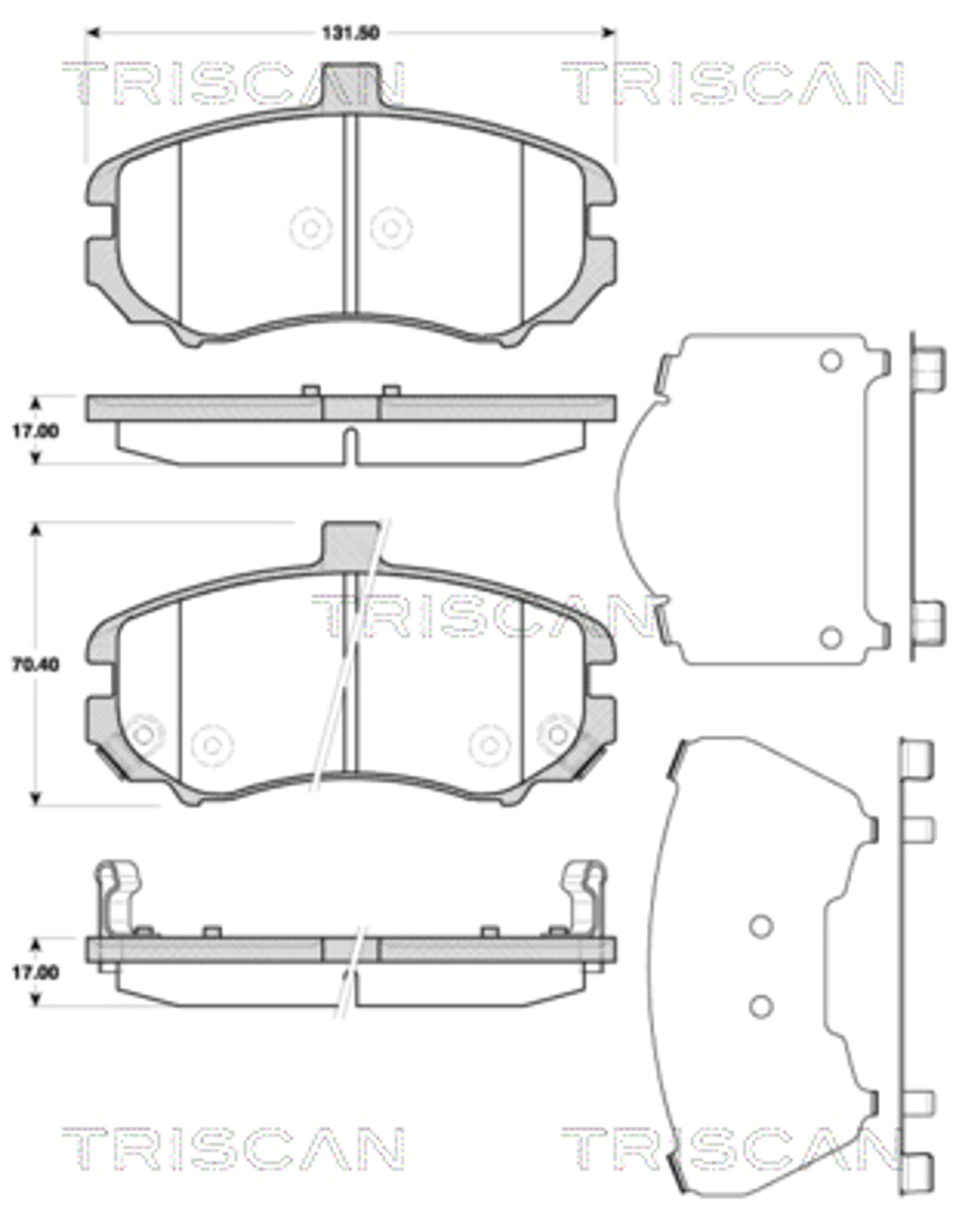 JUEGO DE PASTILLAS DE FRENO