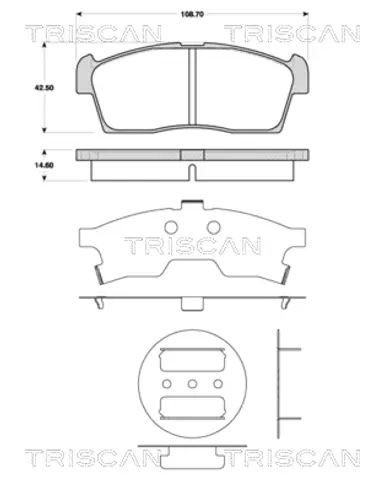JUEGO DE PASTILLAS DE FRENO