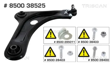 BARRA OSCILANTE, SUSPENSIÓN DE RUED