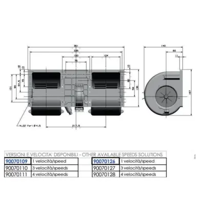 Turbina Blizzard-12V-motor SP-3 vel