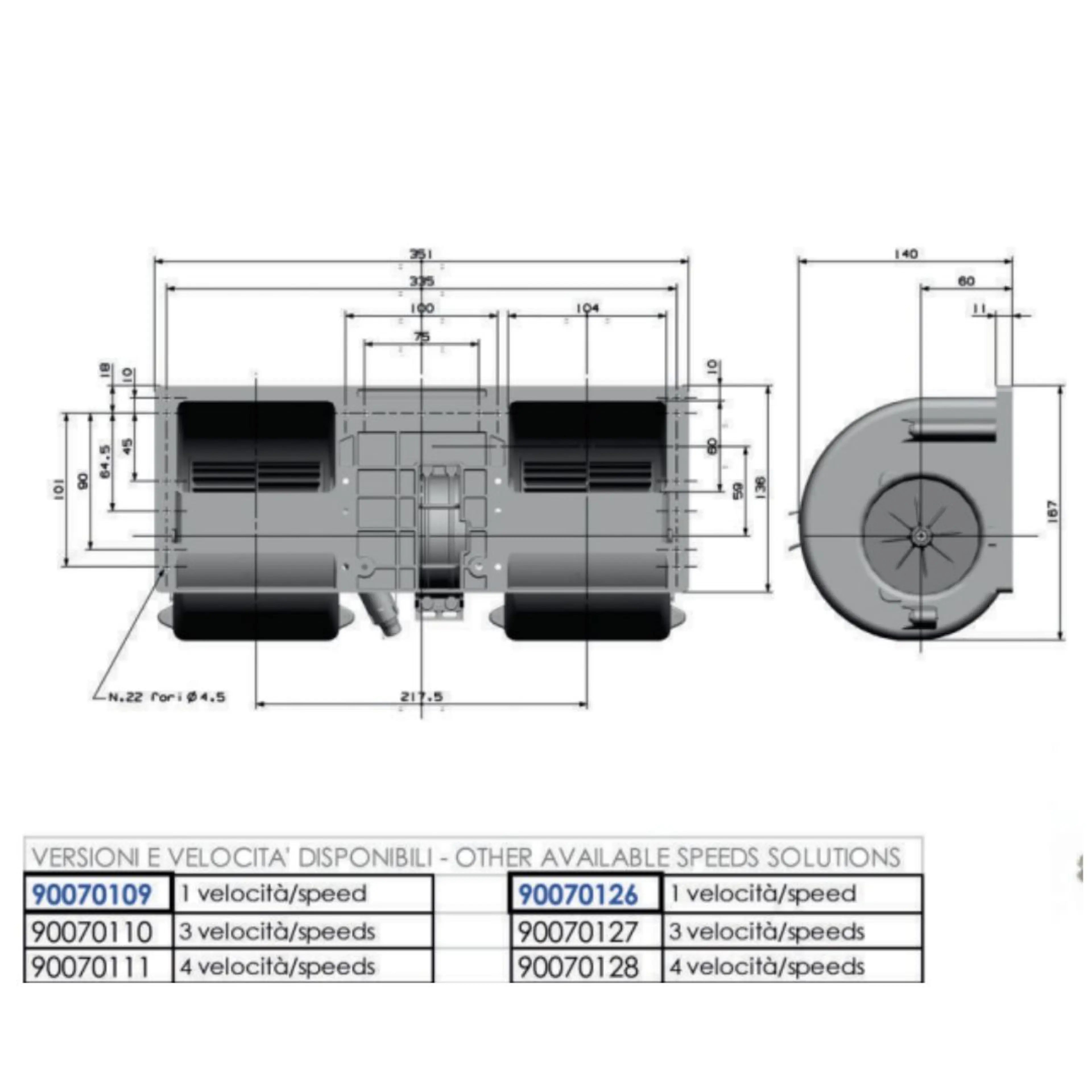 Turbina Blizzard-12V-motor SP-3 vel