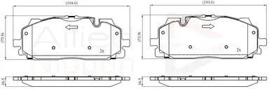 CD-KB - JUEGO DE PASTILLAS DE FRENO