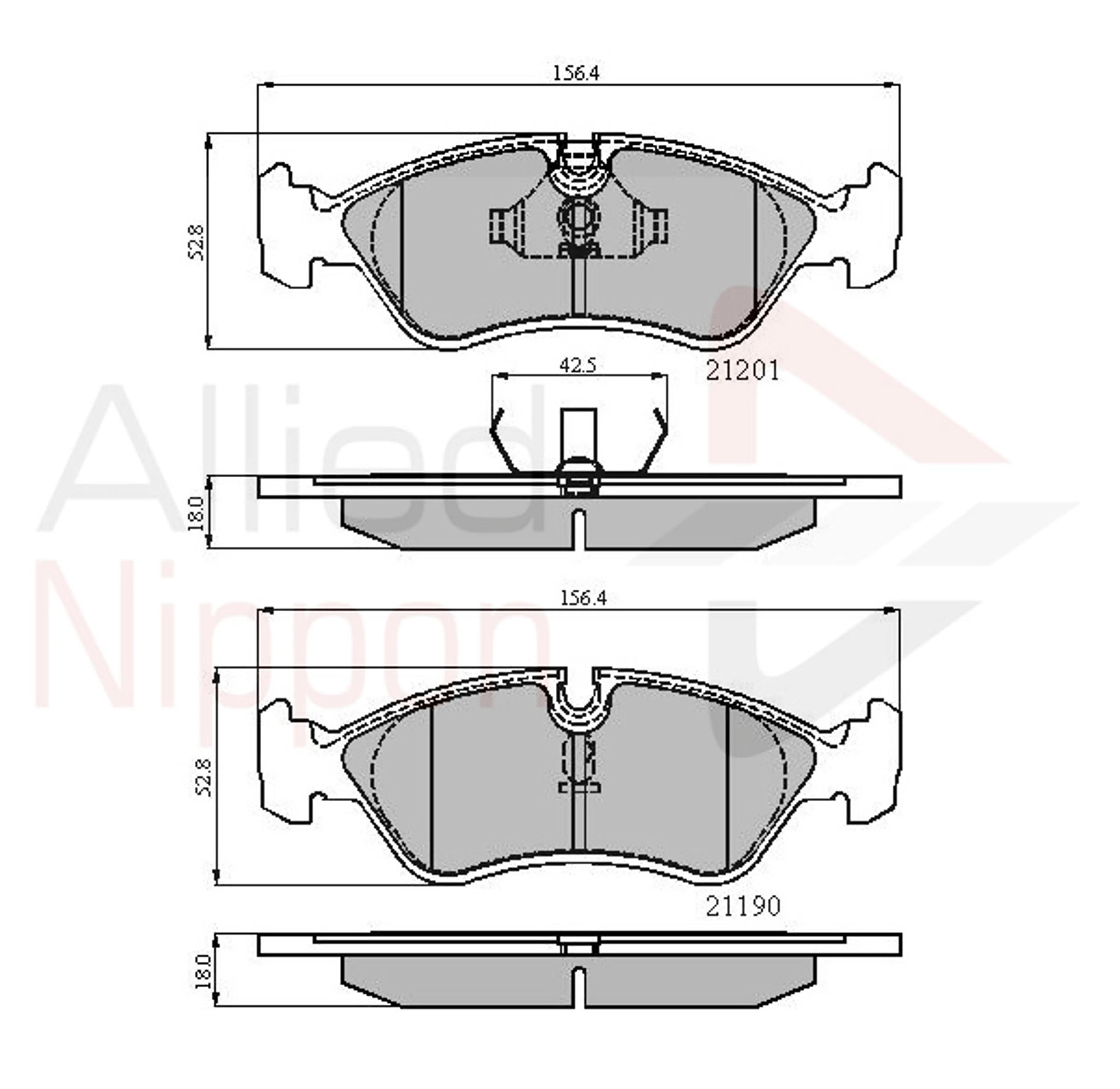 CD-KB - JUEGO DE PASTILLAS DE FRENO