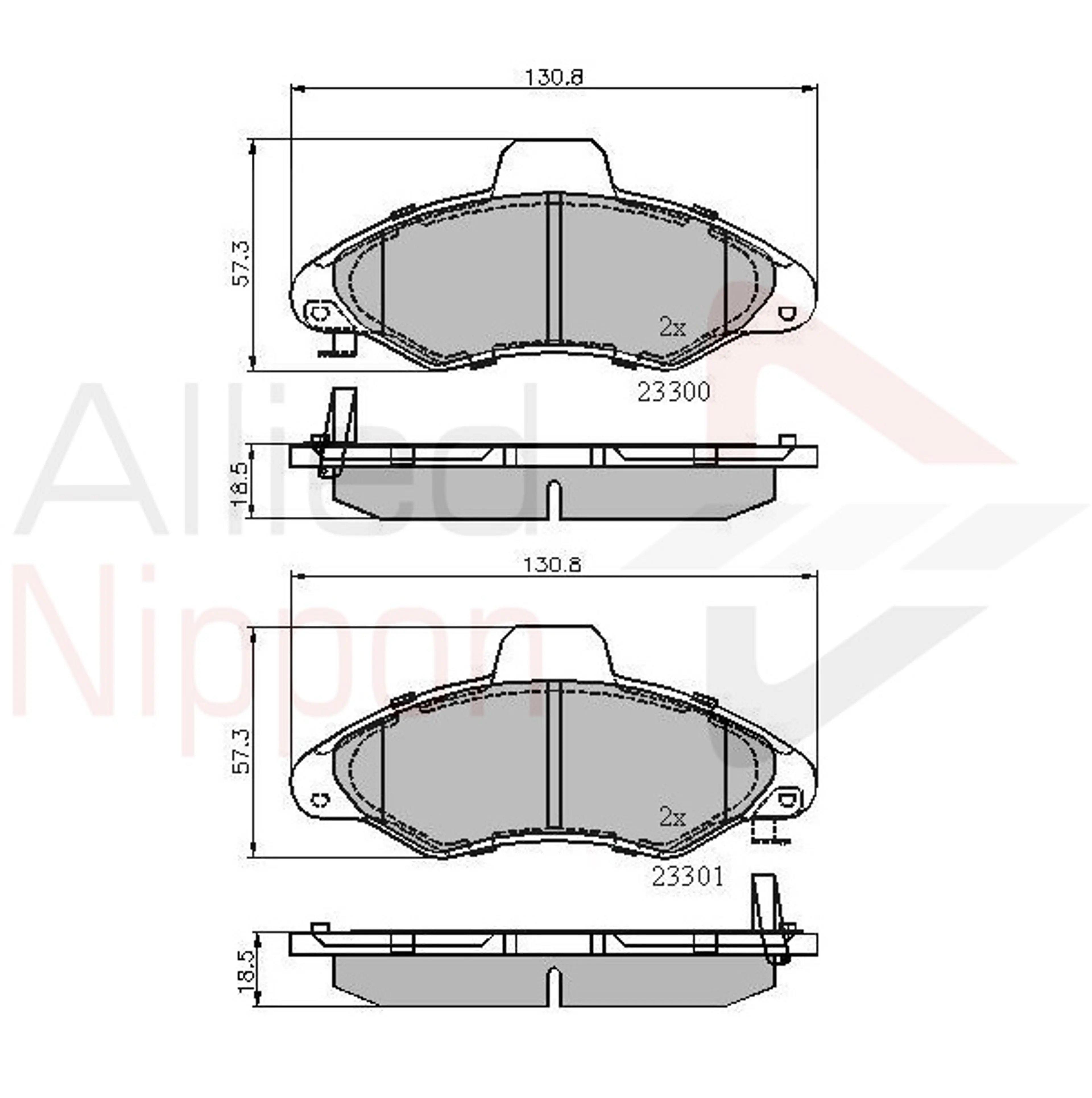 CD-KB - JUEGO DE PASTILLAS DE FRENO