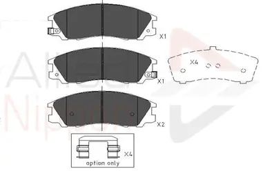 CD-KB - JUEGO DE PASTILLAS DE FRENO