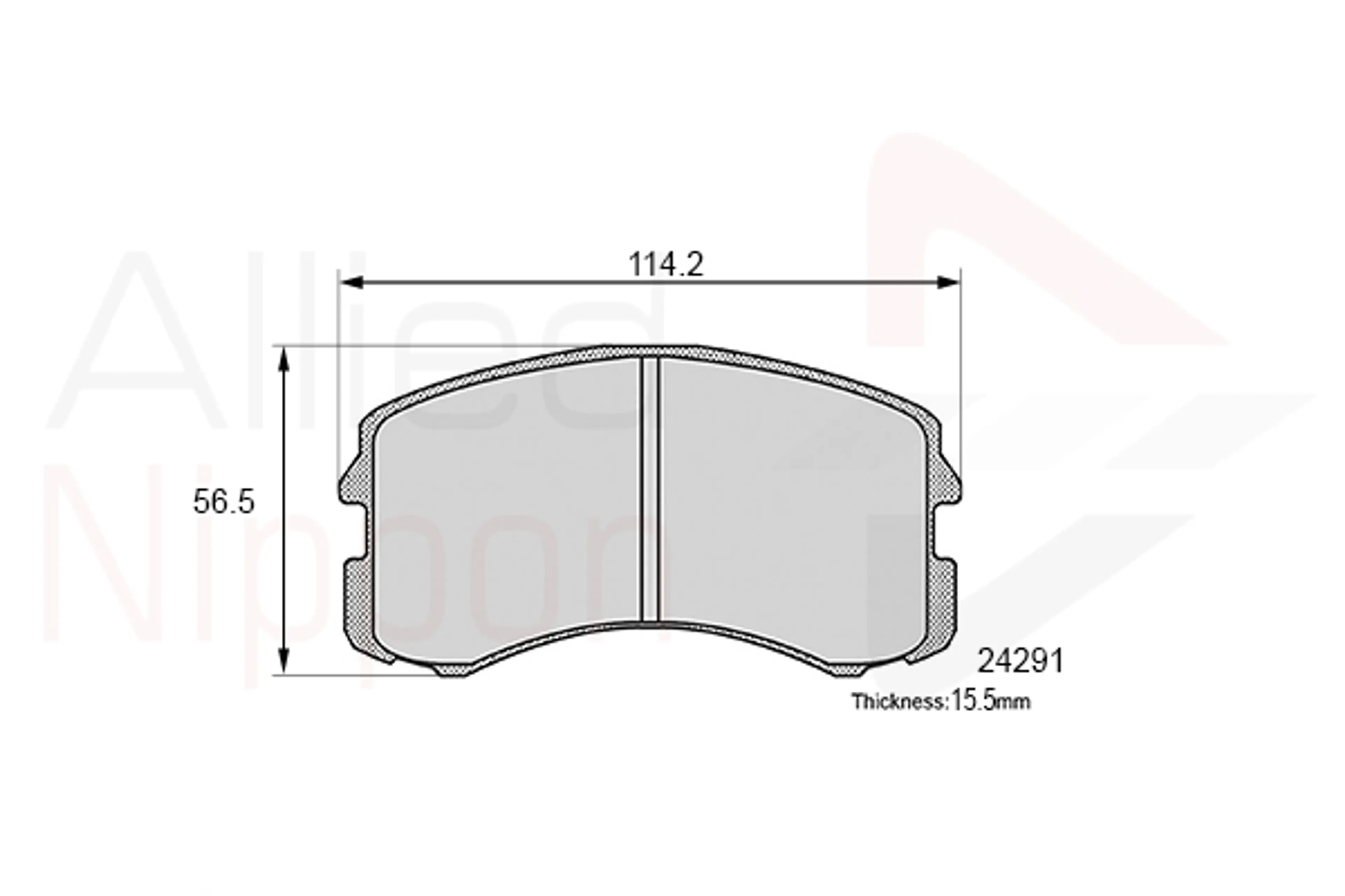CD-KB - JUEGO DE PASTILLAS DE FRENO