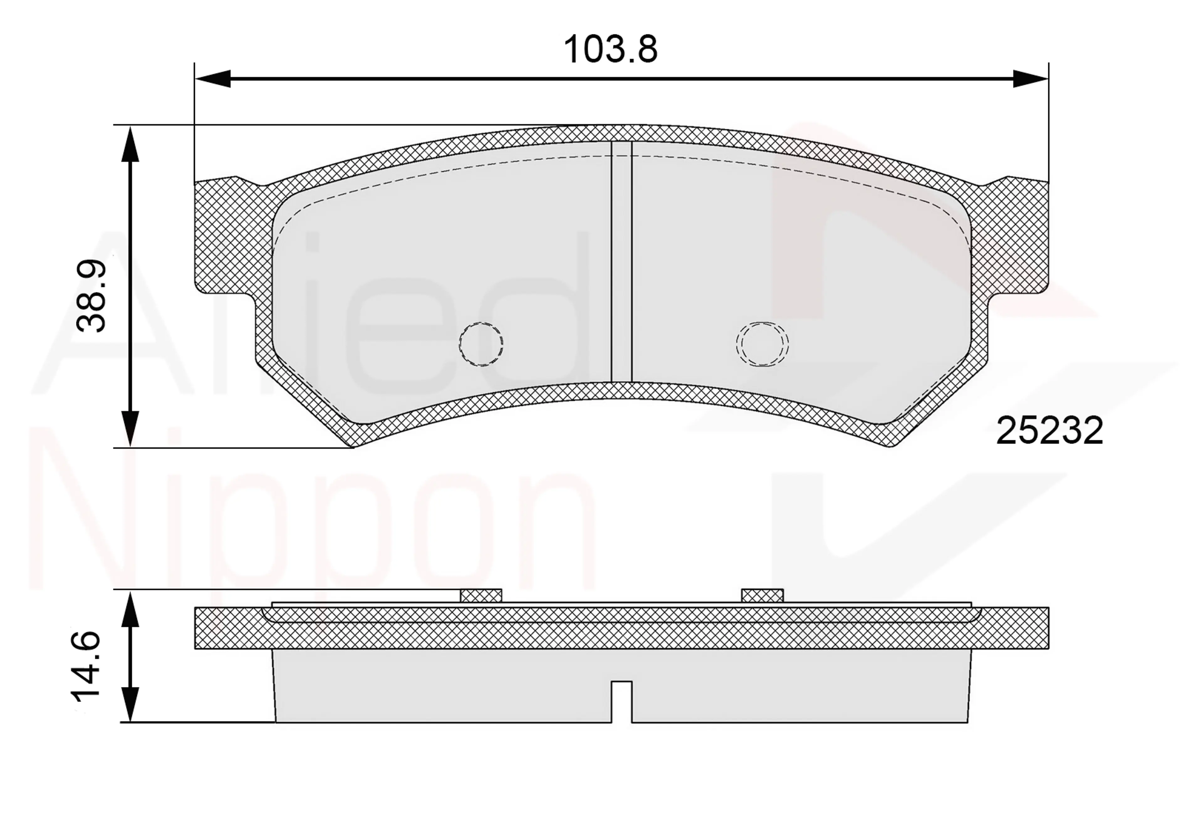 CD-KB - JUEGO DE PASTILLAS DE FRENO
