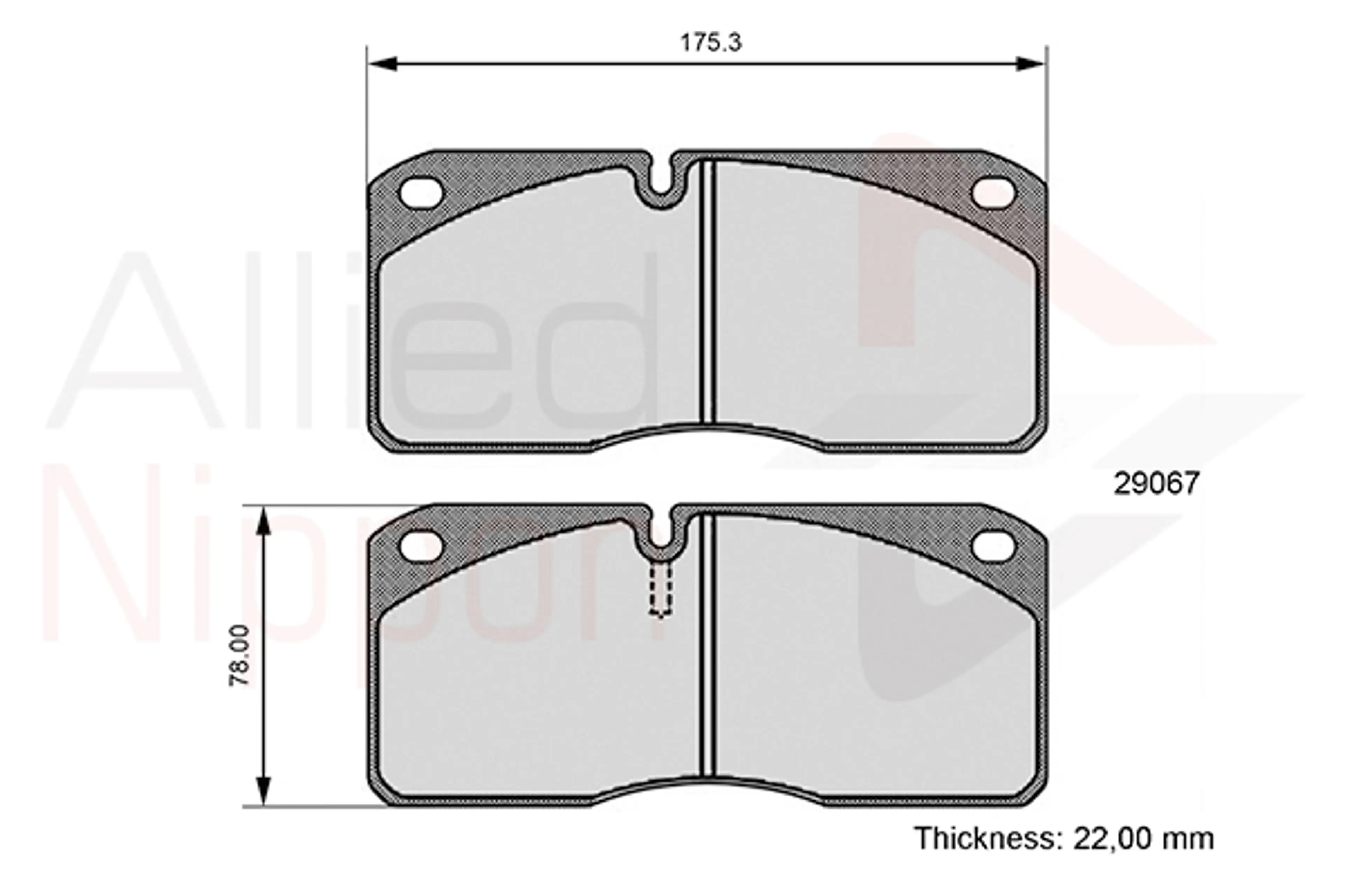 CD-KB - JUEGO DE PASTILLAS DE FRENO