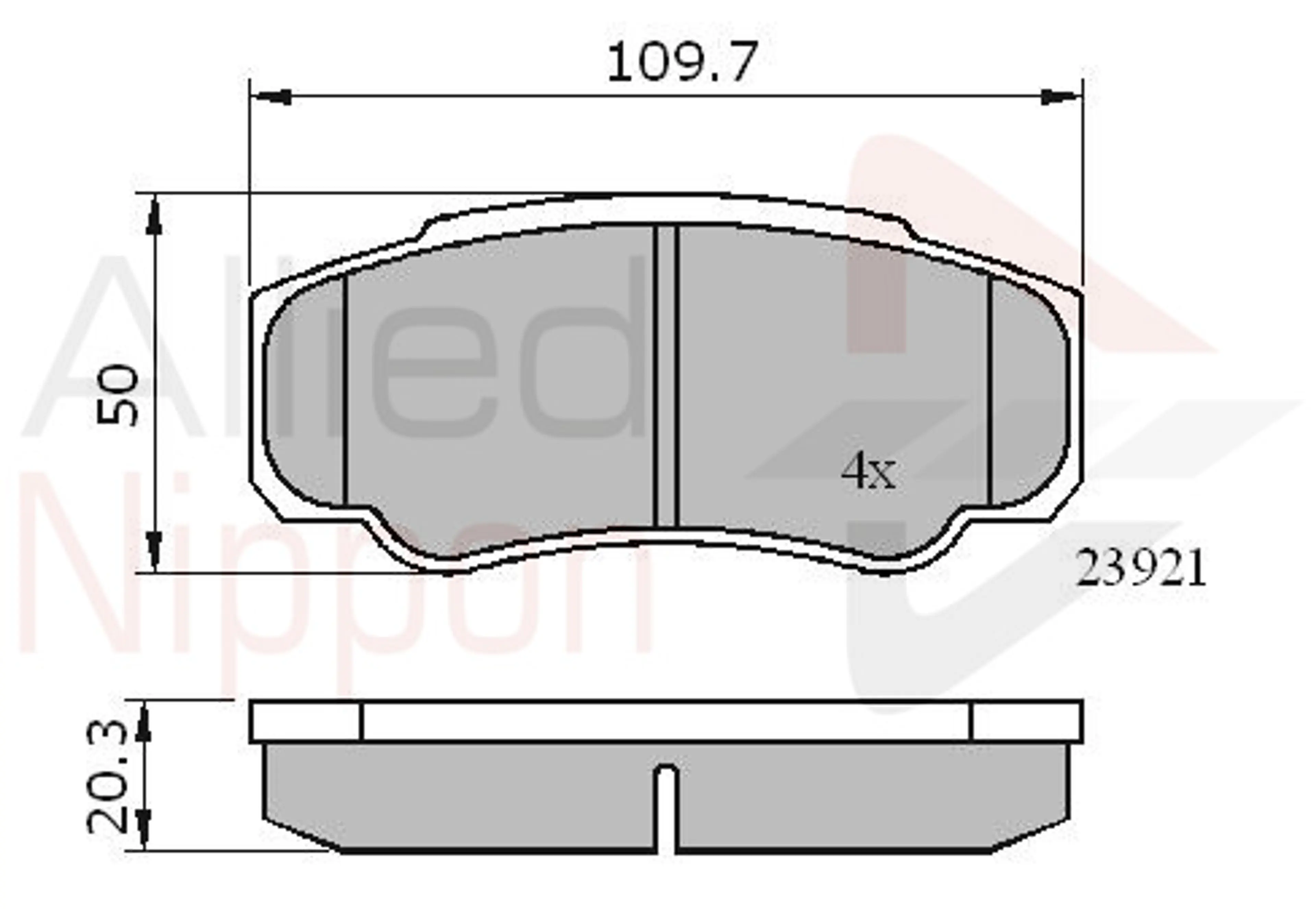 JUEGO DE PASTILLAS DE FRENO