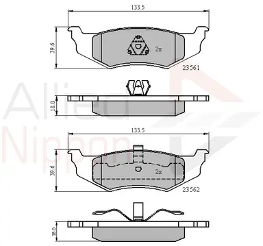 JUEGO DE PASTILLAS DE FRENO