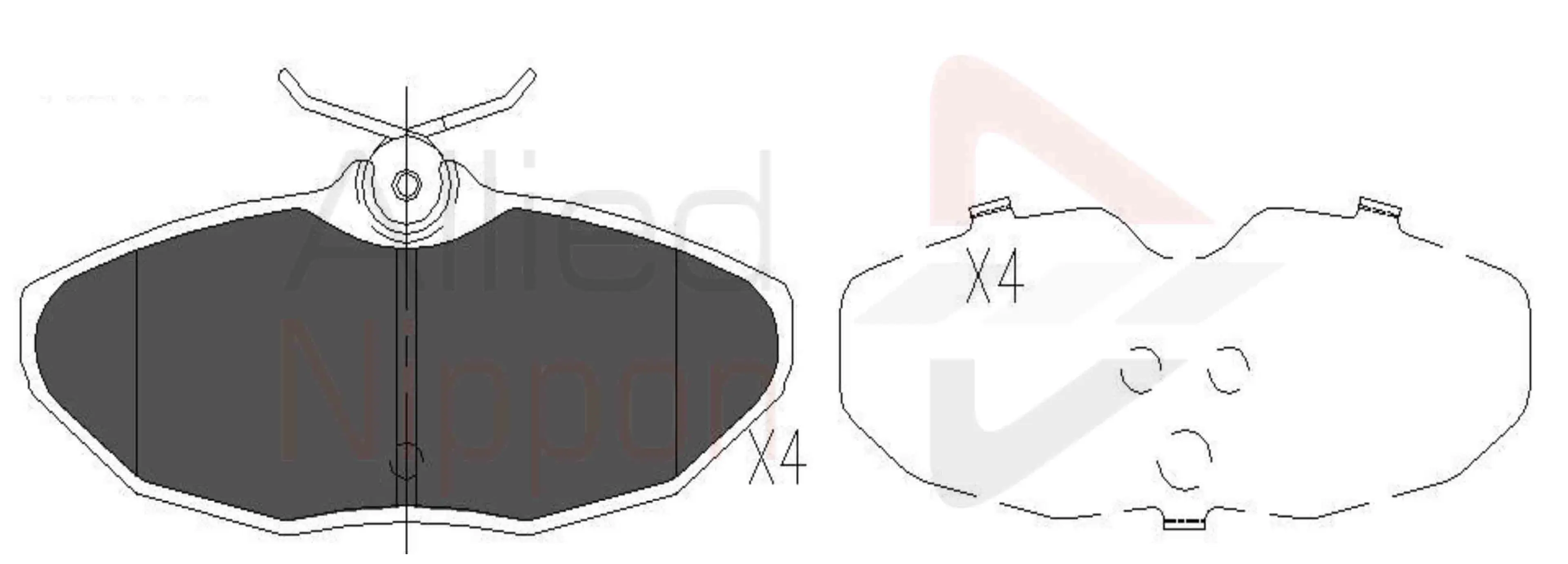 JUEGO DE PASTILLAS DE FRENO