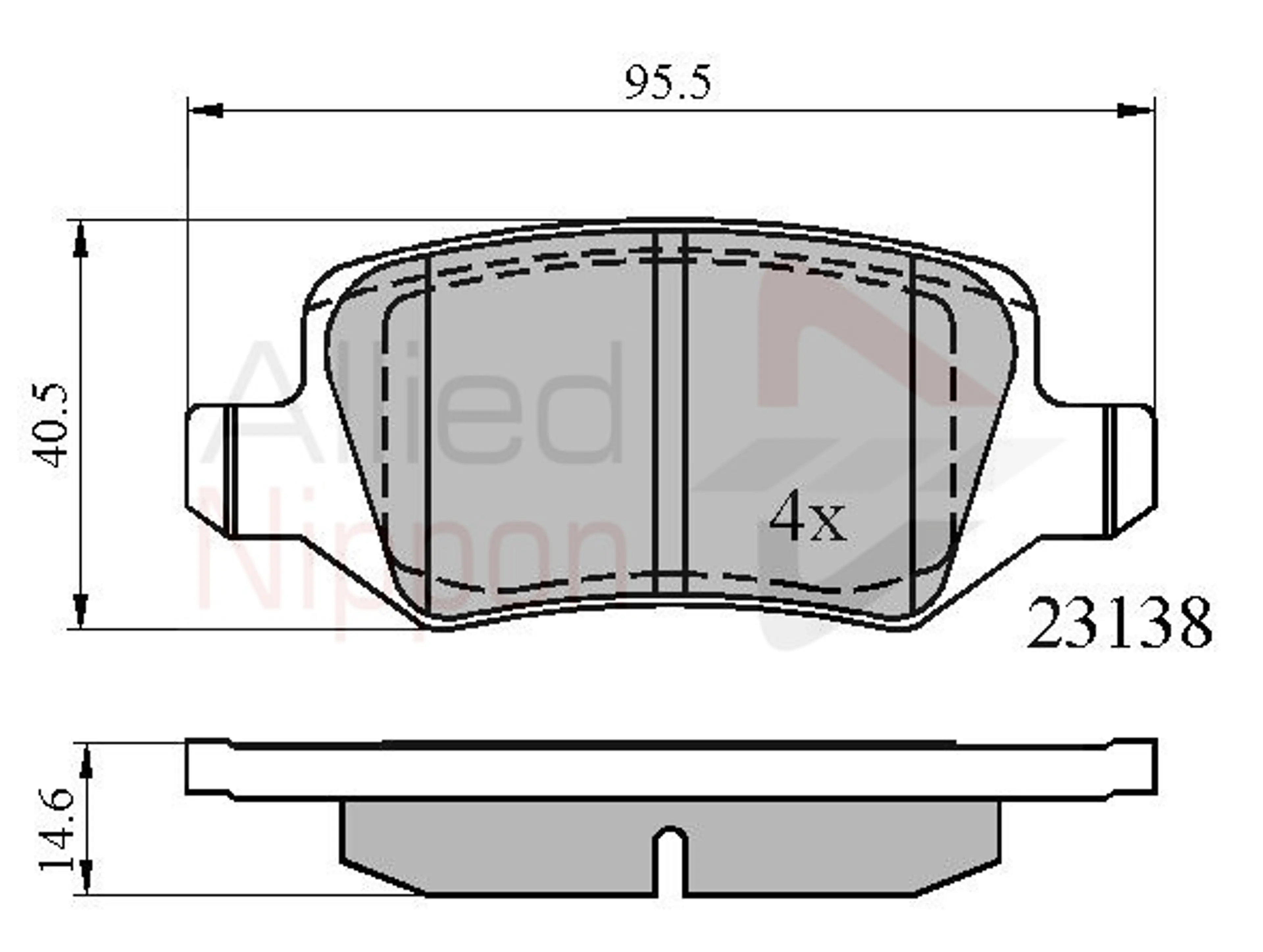 JUEGO DE PASTILLAS DE FRENO