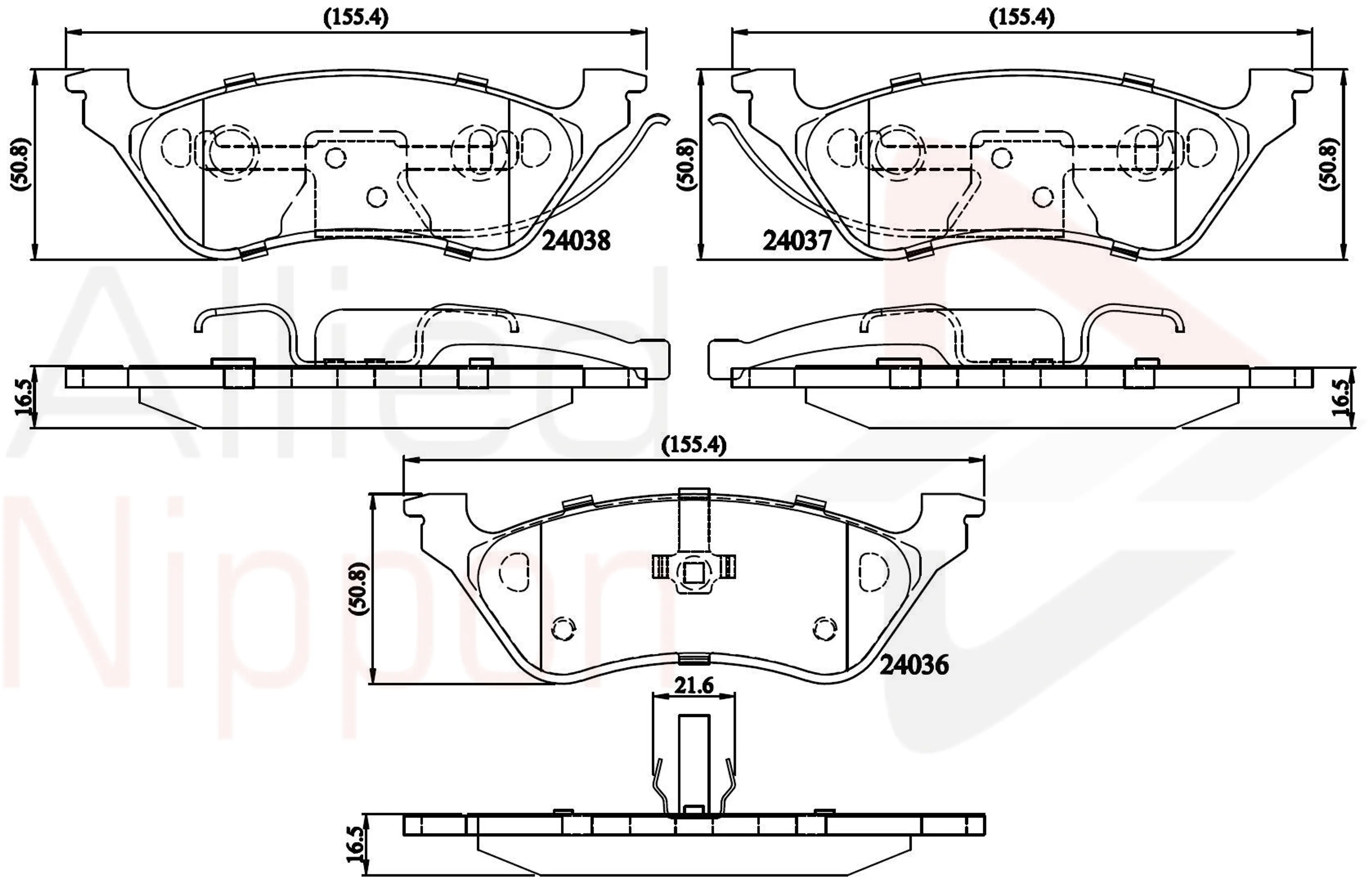 JUEGO DE PASTILLAS DE FRENO