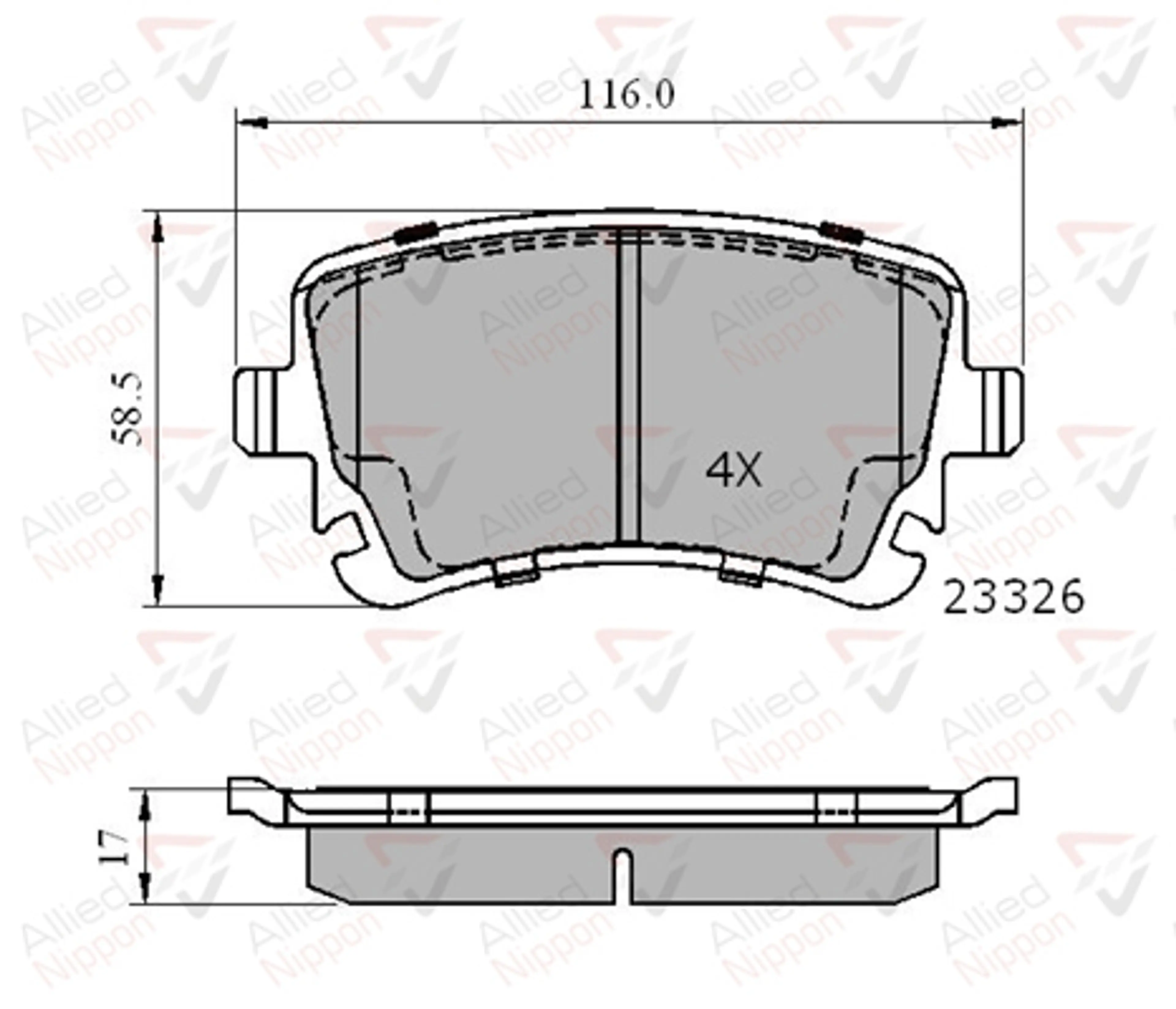 JUEGO DE PASTILLAS DE FRENO