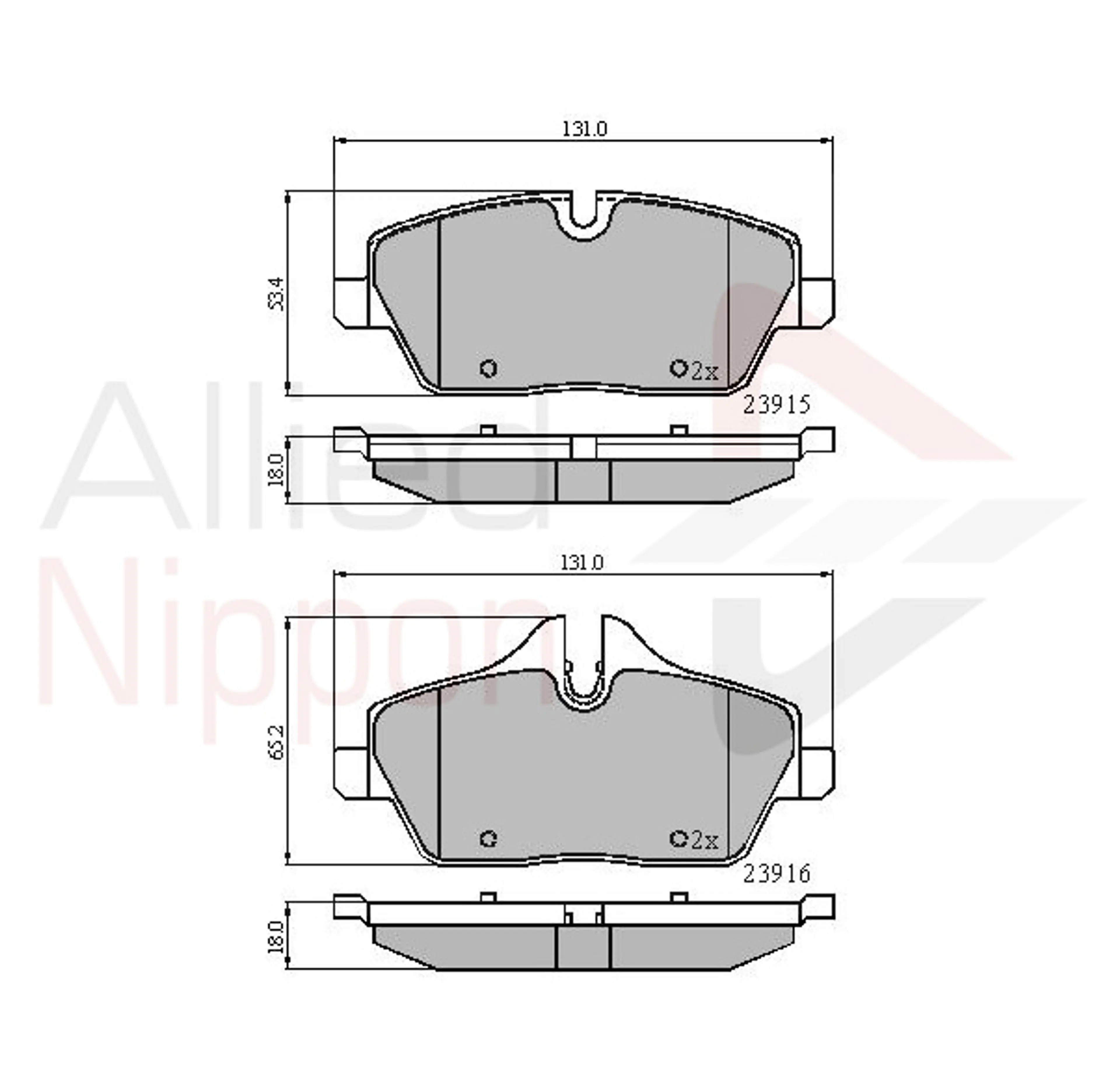 JUEGO DE PASTILLAS DE FRENO