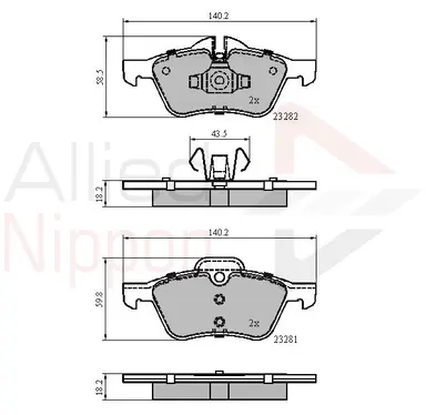 JUEGO DE PASTILLAS DE FRENO