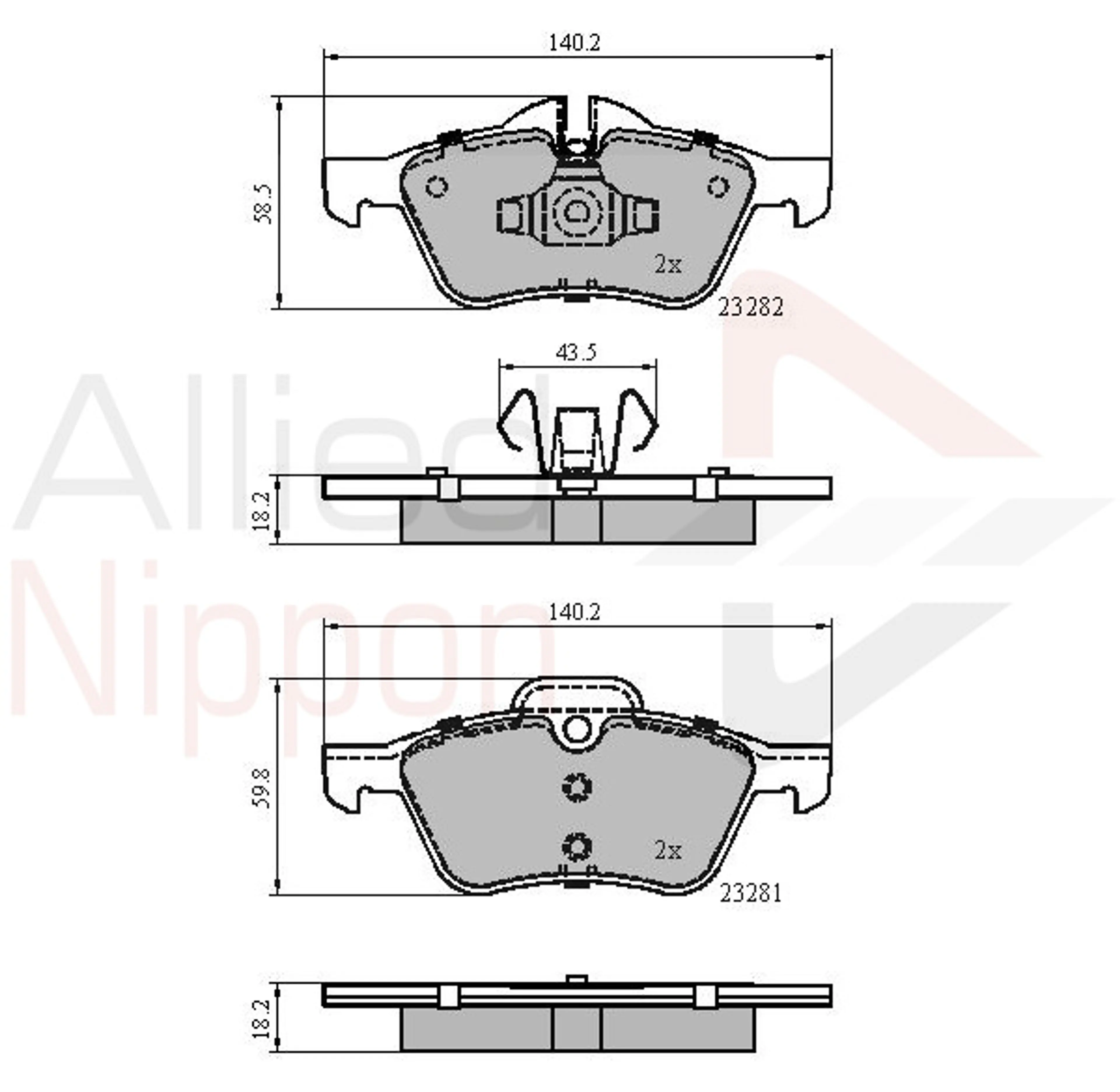 JUEGO DE PASTILLAS DE FRENO
