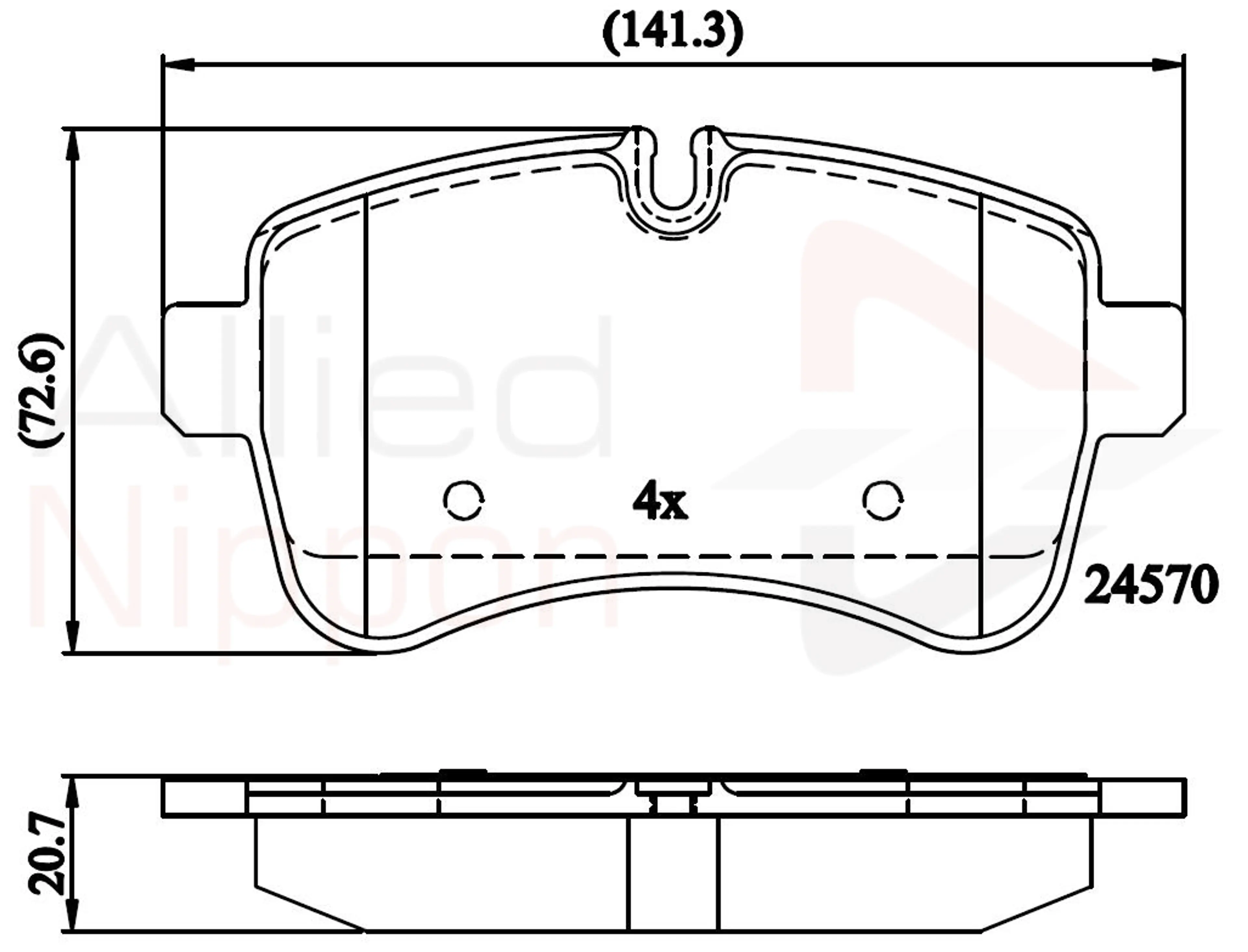 JUEGO DE PASTILLAS DE FRENO