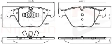JUEGO DE PASTILLAS DE FRENO
