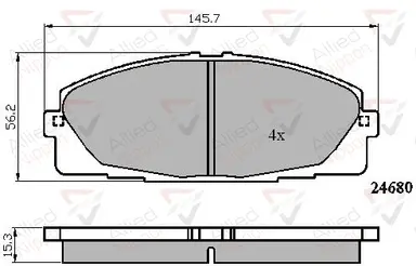 JUEGO DE PASTILLAS DE FRENO