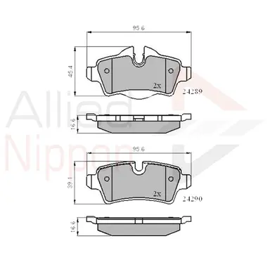 JUEGO DE PASTILLAS DE FRENO
