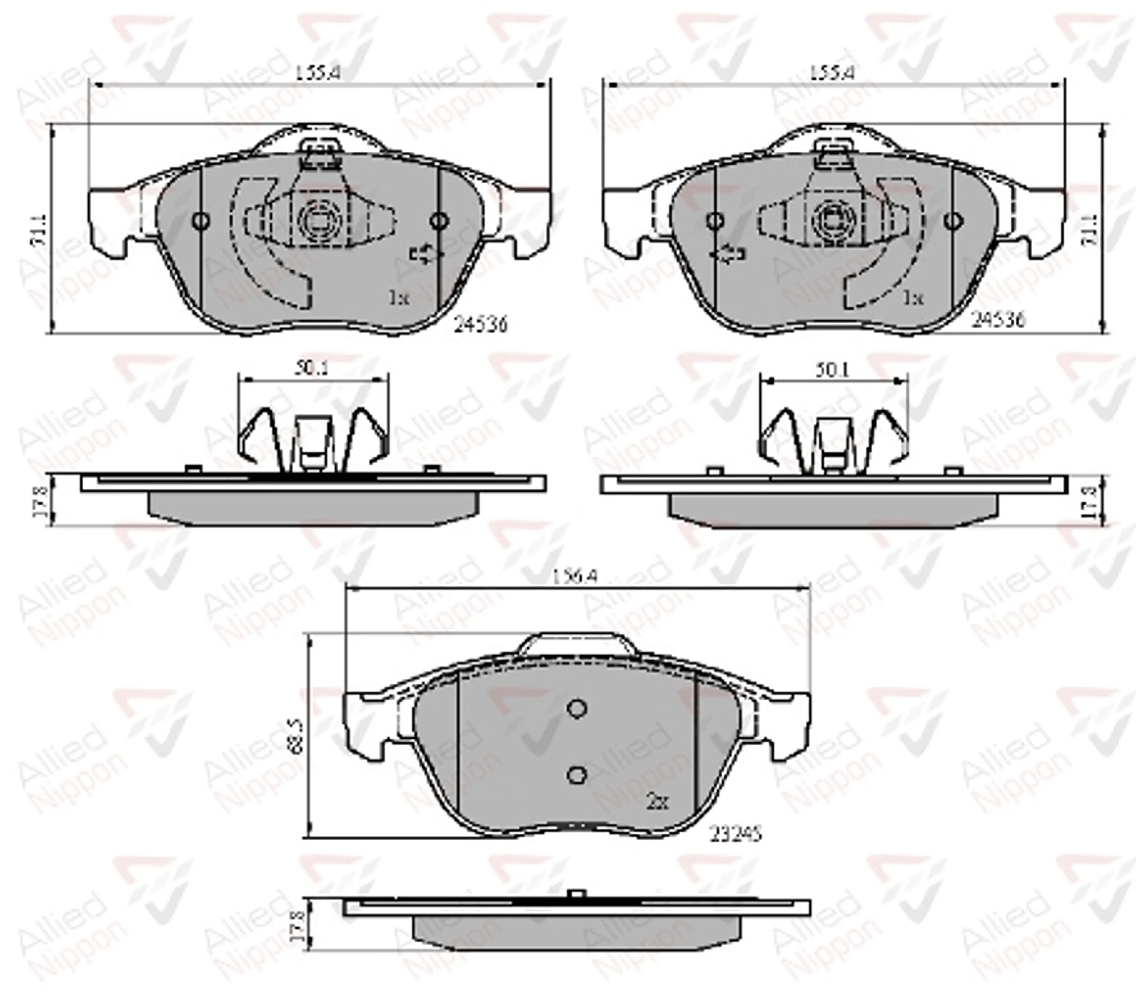 JUEGO DE PASTILLAS DE FRENO