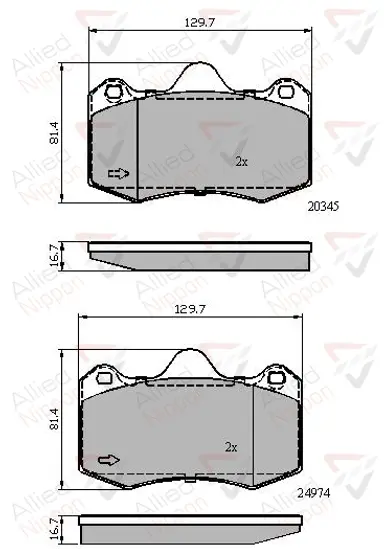 JUEGO DE PASTILLAS DE FRENO