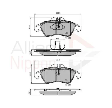 JUEGO DE PASTILLAS DE FRENO