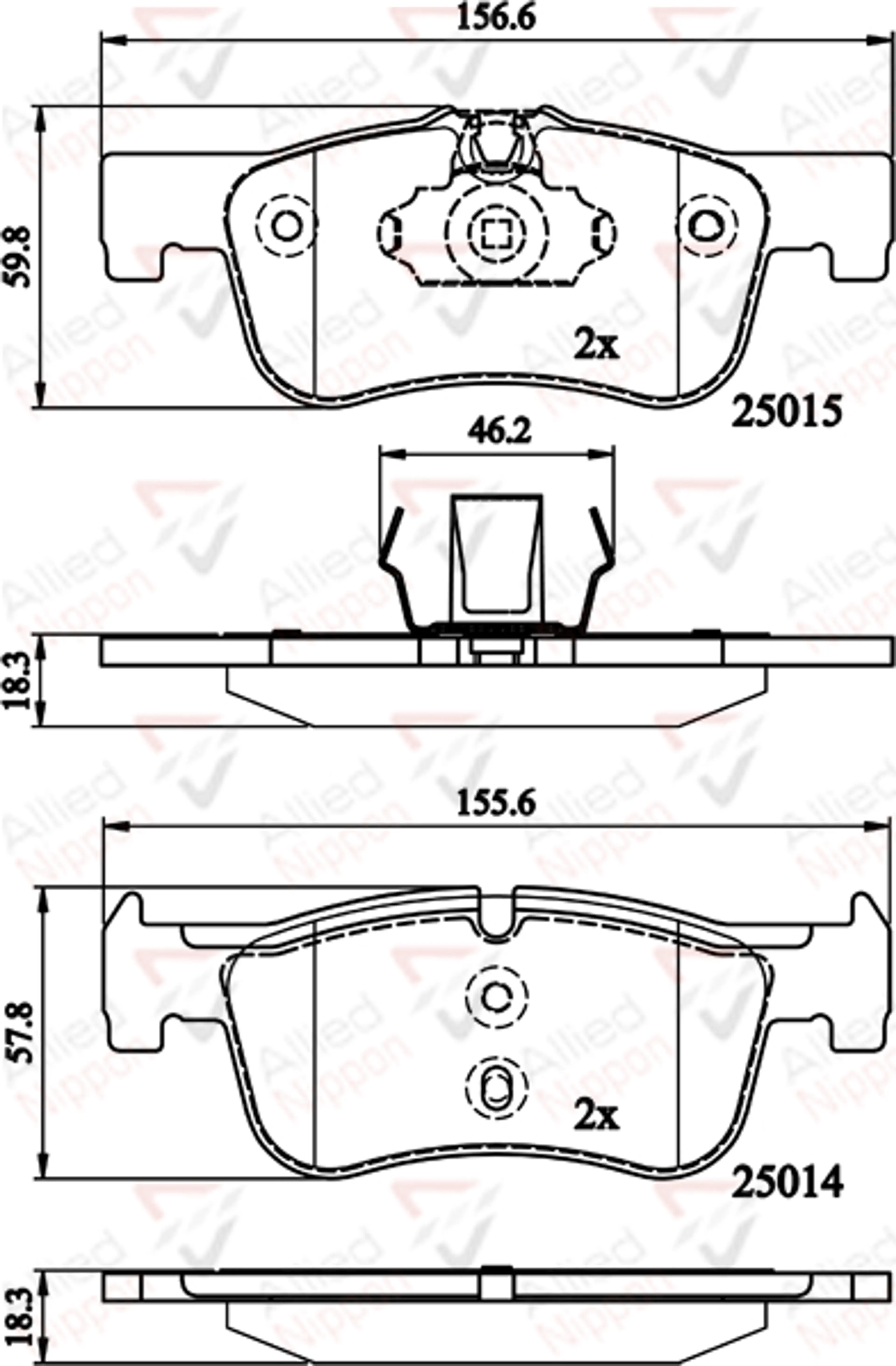 JUEGO DE PASTILLAS DE FRENO