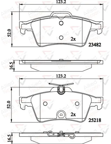 JUEGO DE PASTILLAS DE FRENO
