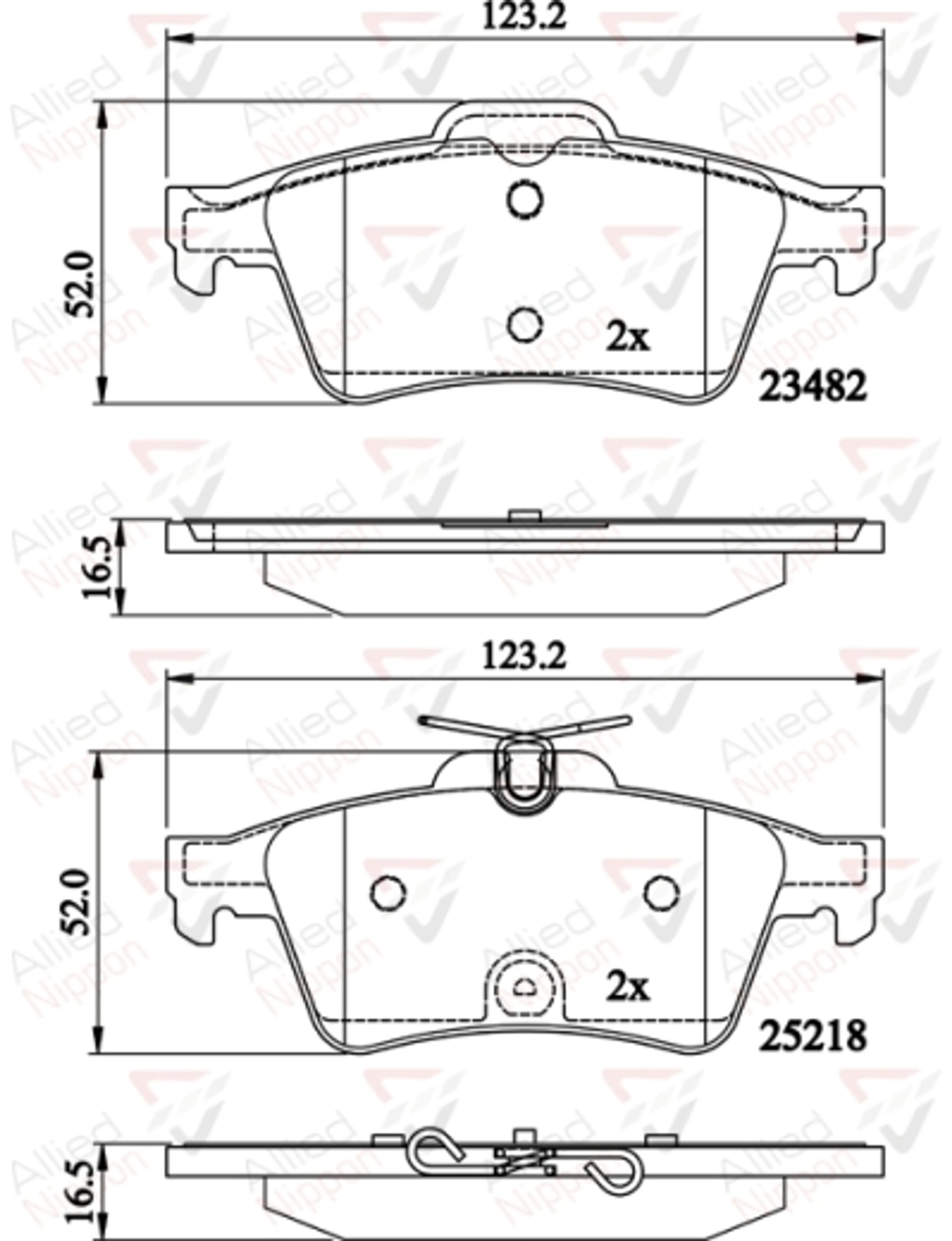 JUEGO DE PASTILLAS DE FRENO
