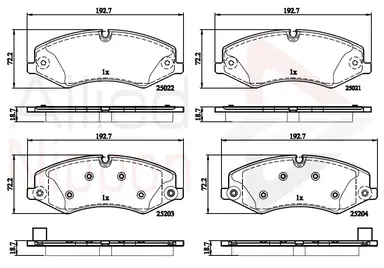JUEGO DE PASTILLAS DE FRENO