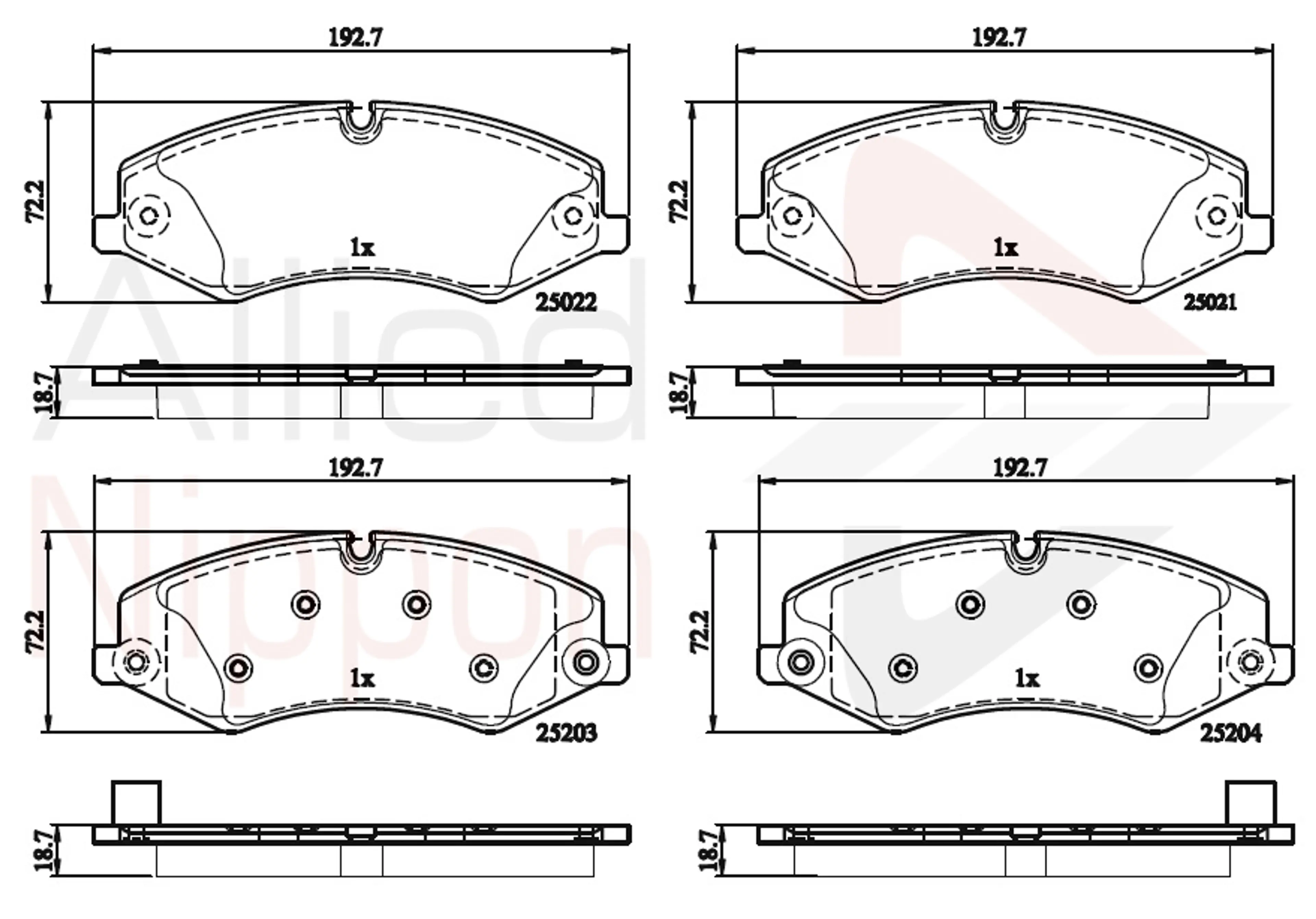 JUEGO DE PASTILLAS DE FRENO