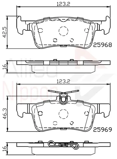 JUEGO DE PASTILLAS DE FRENO