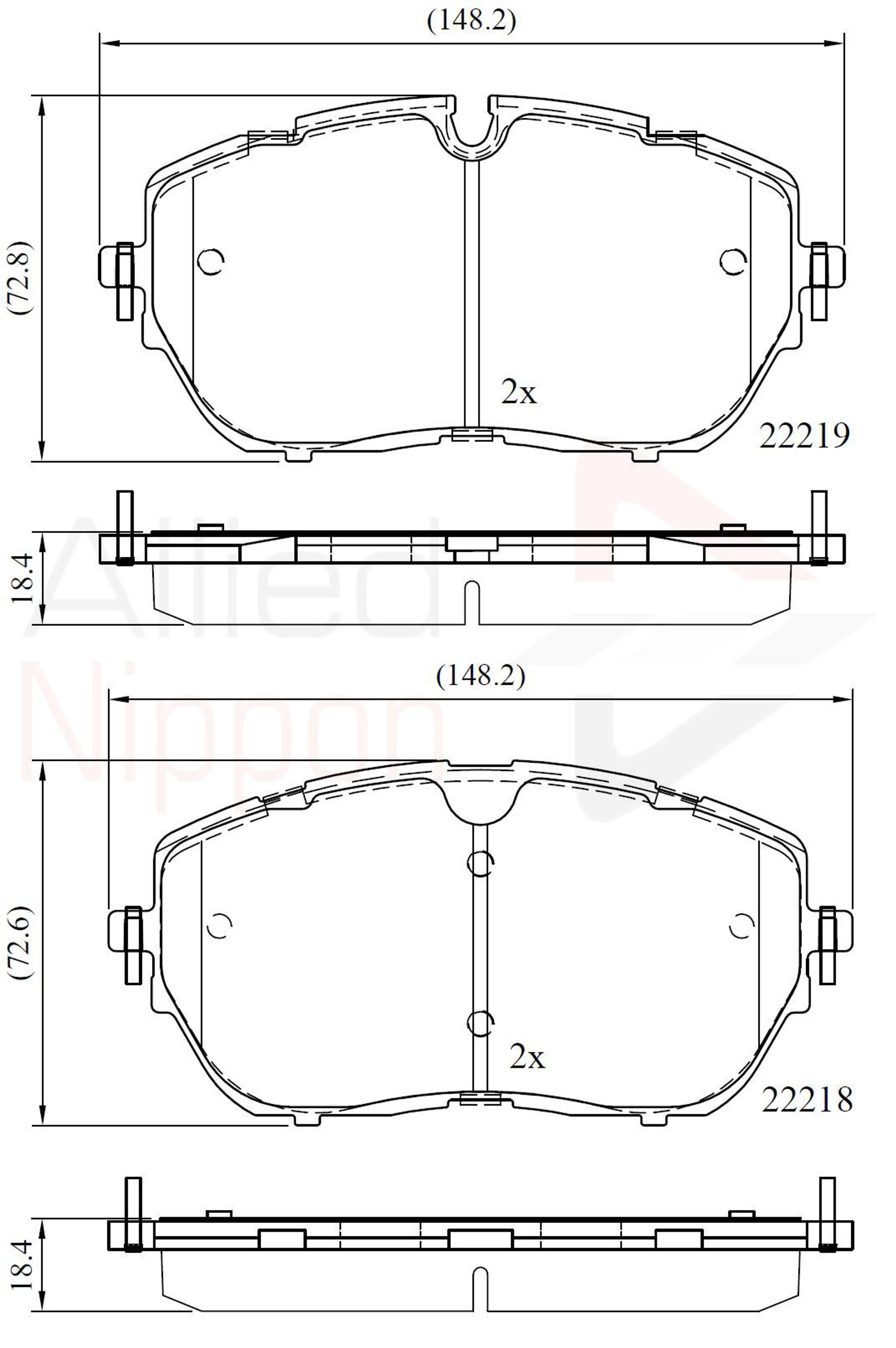 JUEGO DE PASTILLAS DE FRENO
